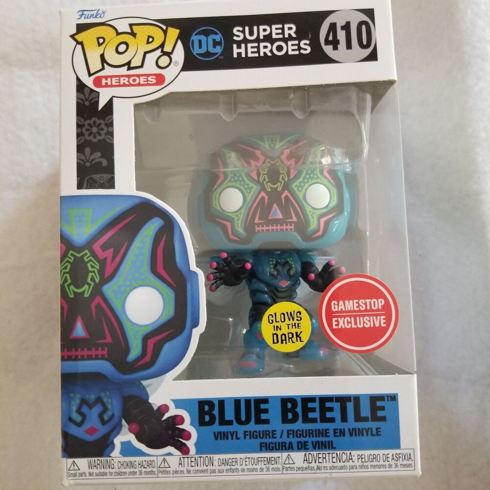 Funko Pop! Heroes DC Blue Beetle #410 Vinyl Figure NEW in Box DC Universe